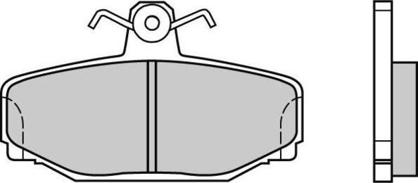 E.T.F. 12-0542 - Гальмівні колодки, дискові гальма autozip.com.ua