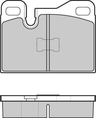 E.T.F. 12-0555 - Гальмівні колодки, дискові гальма autozip.com.ua