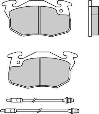 E.T.F. 12-0551 - Гальмівні колодки, дискові гальма autozip.com.ua