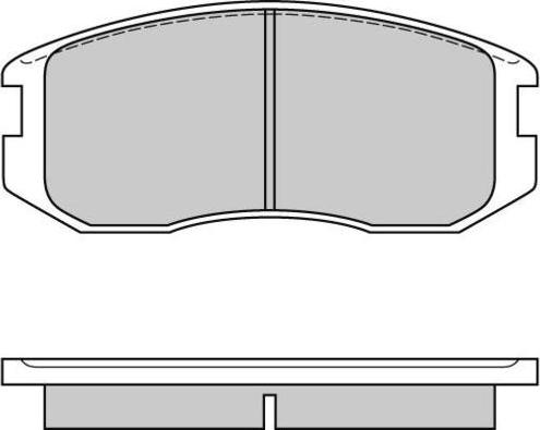 E.T.F. 12-0558 - Гальмівні колодки, дискові гальма autozip.com.ua