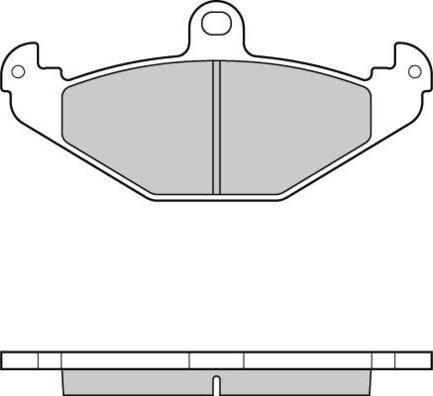 E.T.F. 12-0553 - Гальмівні колодки, дискові гальма autozip.com.ua