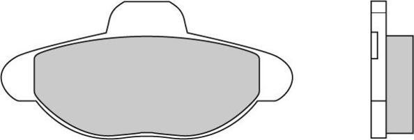 E.T.F. 12-0552 - Гальмівні колодки, дискові гальма autozip.com.ua