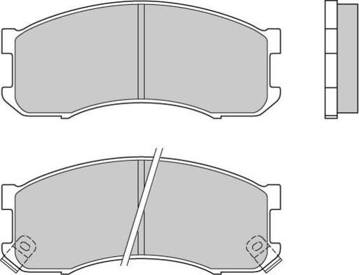 Delphi 572336J - Гальмівні колодки, дискові гальма autozip.com.ua