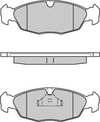 E.T.F. 12-0584 - Гальмівні колодки, дискові гальма autozip.com.ua