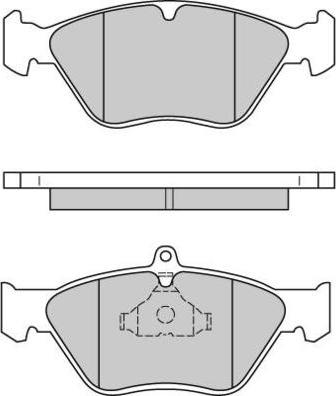 E.T.F. 12-0585 - Гальмівні колодки, дискові гальма autozip.com.ua