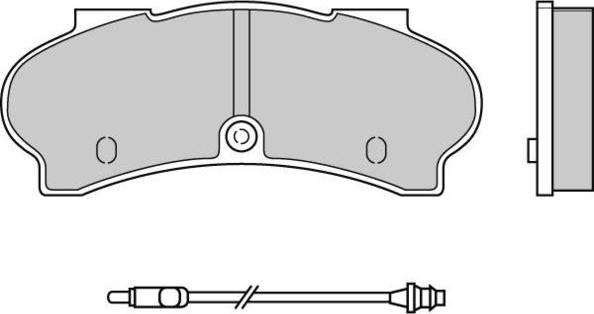 E.T.F. 12-0524 - Гальмівні колодки, дискові гальма autozip.com.ua