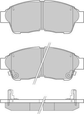 E.T.F. 12-0526 - Гальмівні колодки, дискові гальма autozip.com.ua