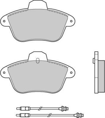 E.T.F. 12-0521 - Гальмівні колодки, дискові гальма autozip.com.ua