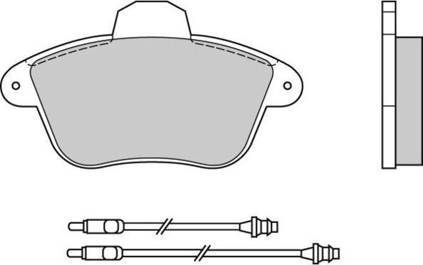 E.T.F. 12-0522 - Гальмівні колодки, дискові гальма autozip.com.ua