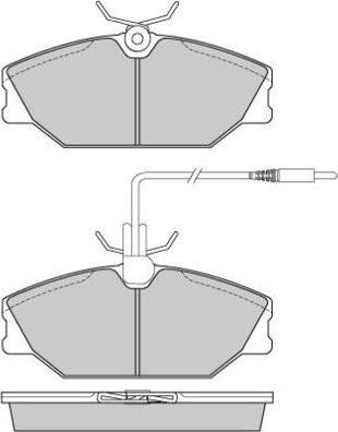 E.T.F. 12-0527 - Гальмівні колодки, дискові гальма autozip.com.ua