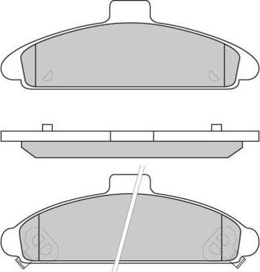 E.T.F. 12-0579 - Гальмівні колодки, дискові гальма autozip.com.ua