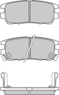 E.T.F. 12-0574 - Гальмівні колодки, дискові гальма autozip.com.ua