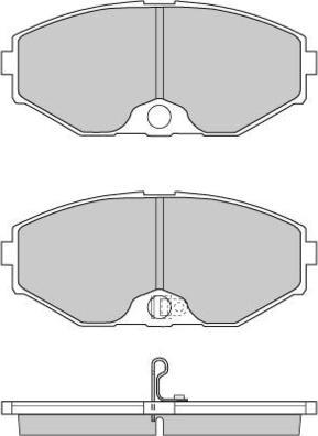 E.T.F. 12-0698 - Гальмівні колодки, дискові гальма autozip.com.ua