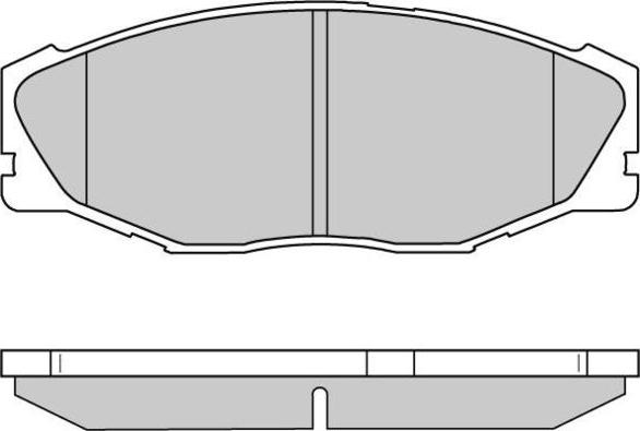 E.T.F. 12-0697 - Гальмівні колодки, дискові гальма autozip.com.ua