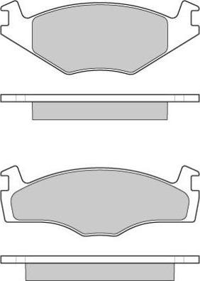 Galfer 30344 - Гальмівні колодки, дискові гальма autozip.com.ua