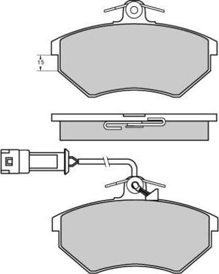 E.T.F. 12-0643 - Гальмівні колодки, дискові гальма autozip.com.ua