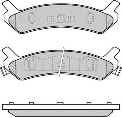 E.T.F. 12-0655 - Гальмівні колодки, дискові гальма autozip.com.ua