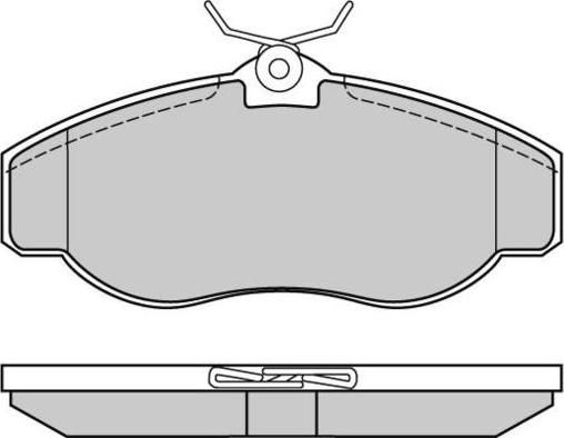 E.T.F. 661 - Гальмівні колодки, дискові гальма autozip.com.ua