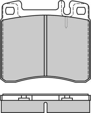 E.T.F. 12-0662 - Гальмівні колодки, дискові гальма autozip.com.ua