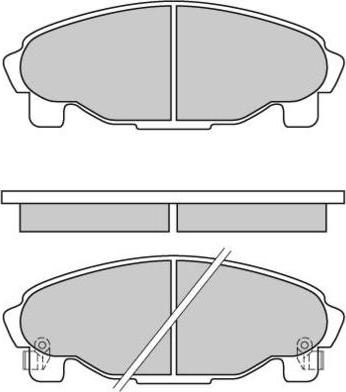 E.T.F. 12-0601 - Гальмівні колодки, дискові гальма autozip.com.ua