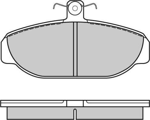 MOPROD MDP686 - Гальмівні колодки, дискові гальма autozip.com.ua