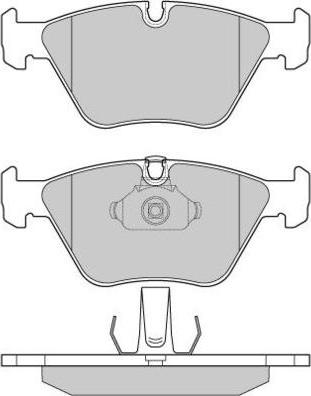 E.T.F. 12-0685 - Гальмівні колодки, дискові гальма autozip.com.ua