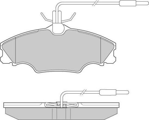 E.T.F. 12-0686 - Гальмівні колодки, дискові гальма autozip.com.ua