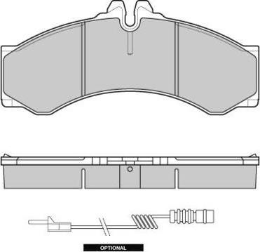 E.T.F. 12-0681 - Гальмівні колодки, дискові гальма autozip.com.ua