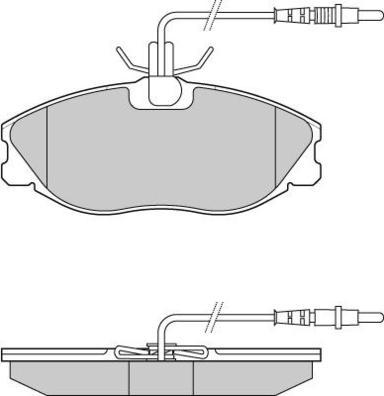 E.T.F. 12-0683 - Гальмівні колодки, дискові гальма autozip.com.ua