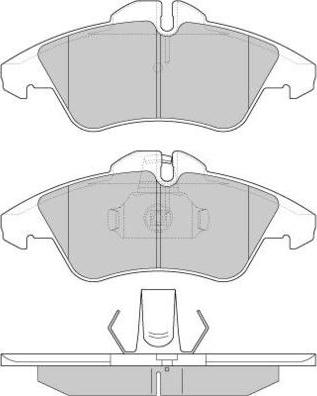 E.T.F. 12-0687 - Гальмівні колодки, дискові гальма autozip.com.ua