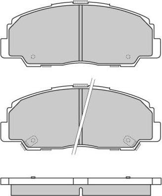 E.T.F. 12-0639 - Гальмівні колодки, дискові гальма autozip.com.ua