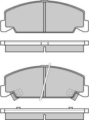 E.T.F. 12-0634 - Гальмівні колодки, дискові гальма autozip.com.ua