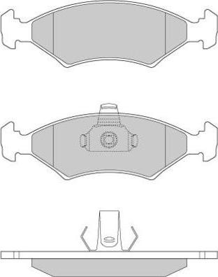 E.T.F. 12-0675 - Гальмівні колодки, дискові гальма autozip.com.ua