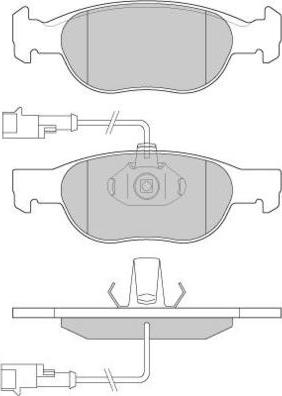 E.T.F. 12-0676 - Гальмівні колодки, дискові гальма autozip.com.ua