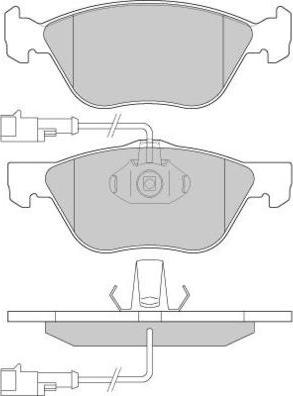 E.T.F. 12-0673 - Гальмівні колодки, дискові гальма autozip.com.ua