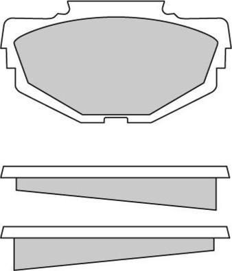 E.T.F. 12-0040 - Гальмівні колодки, дискові гальма autozip.com.ua