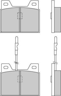 E.T.F. 12-0066 - Гальмівні колодки, дискові гальма autozip.com.ua