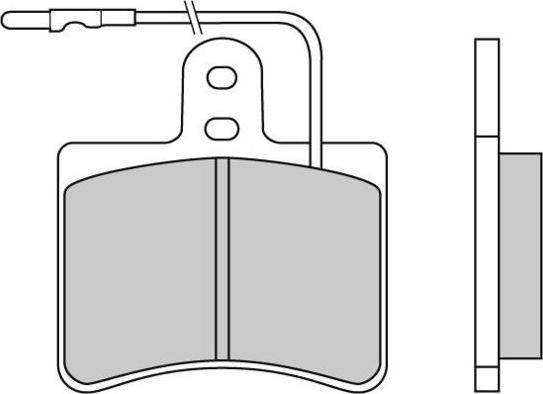 E.T.F. 12-0086 - Гальмівні колодки, дискові гальма autozip.com.ua