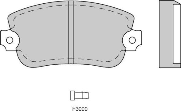 E.T.F. 12-0073 - Гальмівні колодки, дискові гальма autozip.com.ua