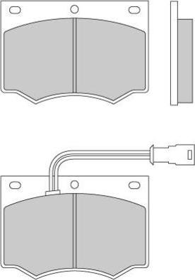 FTE BL2302A1 - Гальмівні колодки, дискові гальма autozip.com.ua