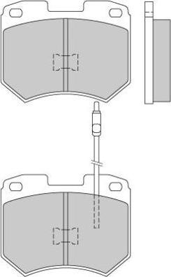 E.T.F. 12-0141 - Гальмівні колодки, дискові гальма autozip.com.ua