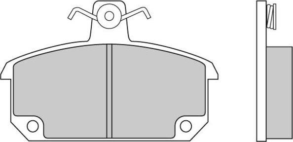 E.T.F. 12-0153 - Гальмівні колодки, дискові гальма autozip.com.ua