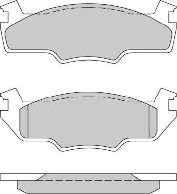 BENDIX 571316 - Гальмівні колодки, дискові гальма autozip.com.ua