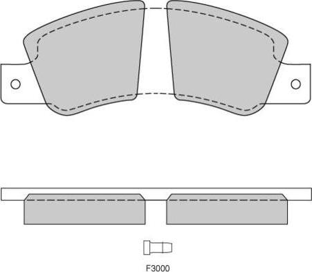 E.T.F. 12-0181 - Гальмівні колодки, дискові гальма autozip.com.ua