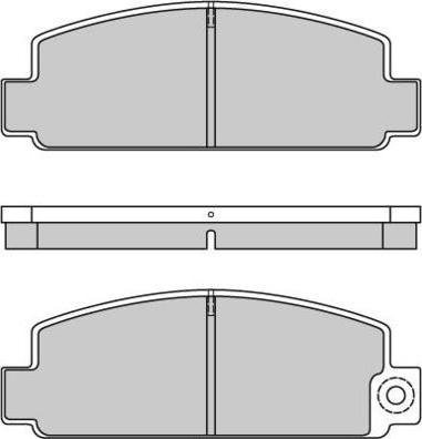 E.T.F. 12-0183 - Гальмівні колодки, дискові гальма autozip.com.ua