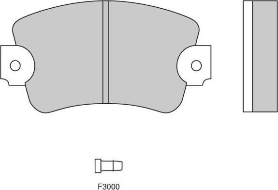 E.T.F. 12-0132 - Гальмівні колодки, дискові гальма autozip.com.ua