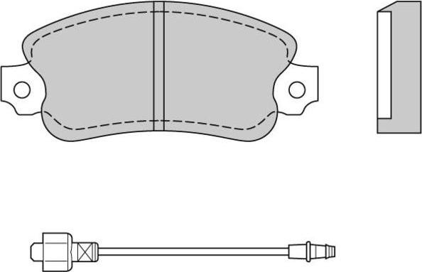 E.T.F. 12-0127 - Гальмівні колодки, дискові гальма autozip.com.ua