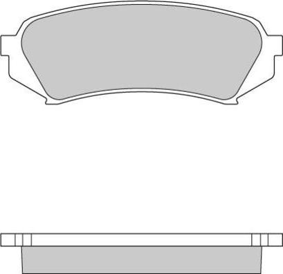 E.T.F. 12-0899 - Гальмівні колодки, дискові гальма autozip.com.ua