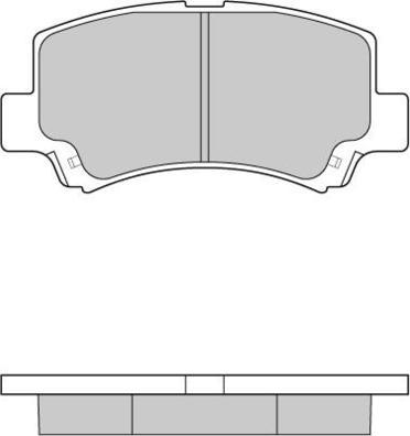 E.T.F. 12-0894 - Гальмівні колодки, дискові гальма autozip.com.ua