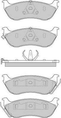 Mercedes-Benz A163 420 01 20 S1 - Гальмівні колодки, дискові гальма autozip.com.ua